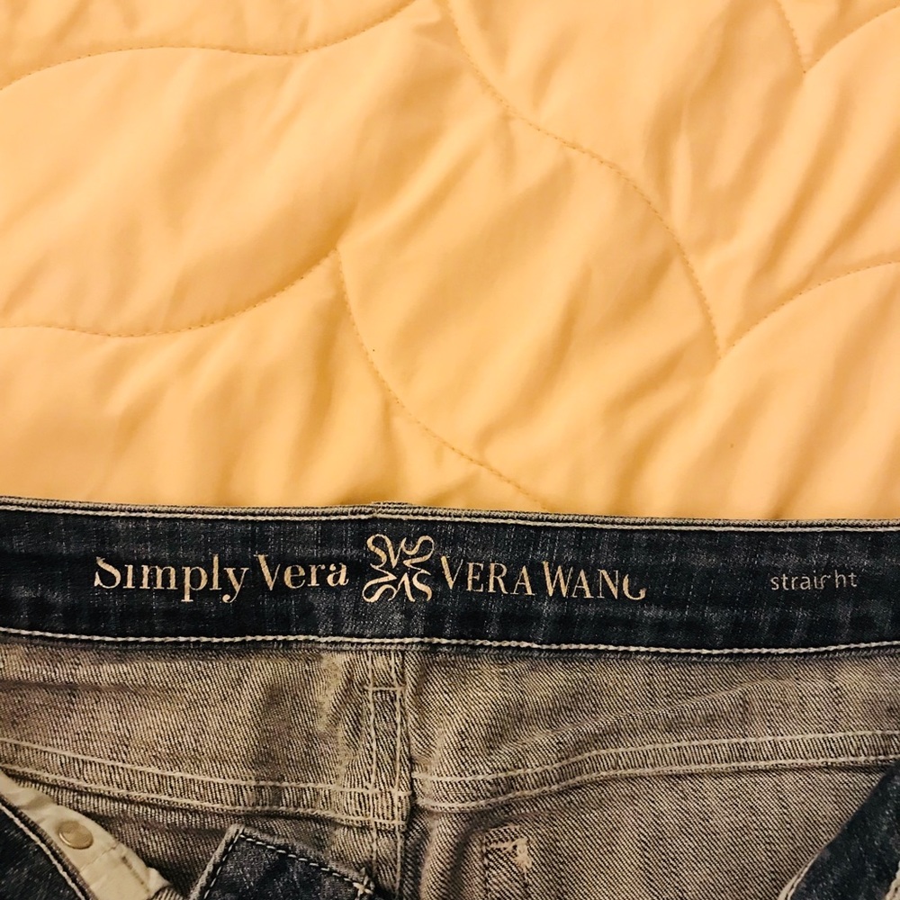 Vera Wang distressed Capri  jean -women’s ten - Picture 4 of 6